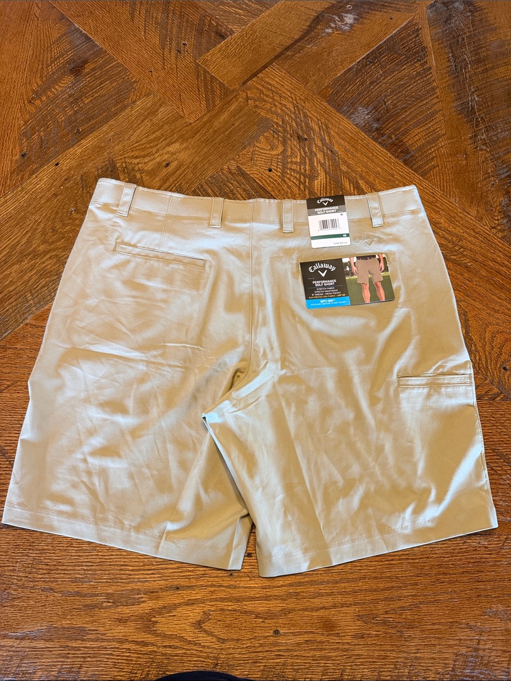 Callaway Men's performance Golf Shorts in Light Khaki Sz 40 brand new with tags